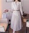 Women Elegant Midi Length Blazer Dress